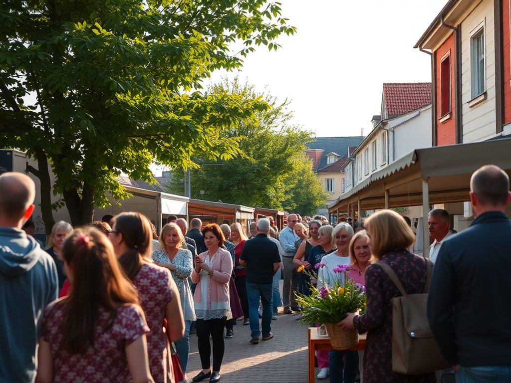 Grupa ludzi sprzątająca park w Ząbkach w ramach akcji ekologicznej